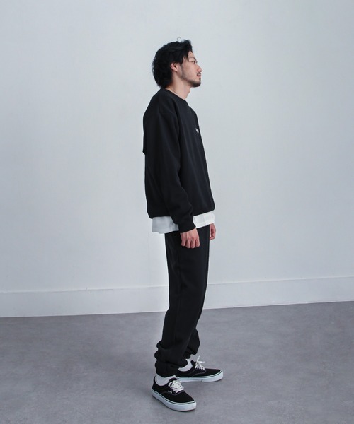 UNCORD(アンコード)の「【UNCORD】LOGO SWEAT PANTS/ロゴスウェットパンツ(スウェットパンツ・メンズ・ブルー/グレー/ブラック/オートミール/グリーン・LARGE/MEDIUM/X-LARGE)」の18枚目の写真
