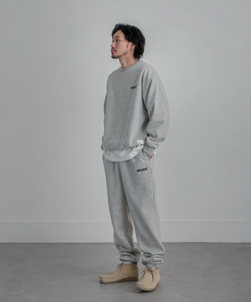 UNCORD(アンコード)の「【UNCORD】LOGO SWEAT PANTS/ロゴスウェットパンツ(スウェットパンツ・メンズ・ブルー/グレー/ブラック/オートミール/グリーン・LARGE/MEDIUM/X-LARGE)」の9枚目の写真
