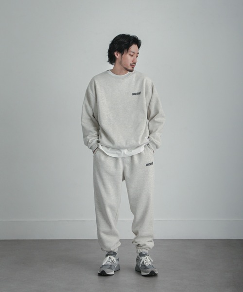 UNCORD(アンコード)の「【UNCORD】LOGO SWEAT PANTS/ロゴスウェットパンツ(スウェットパンツ・メンズ・ブルー/グレー/ブラック/オートミール/グリーン・LARGE/MEDIUM/X-LARGE)」の21枚目の写真