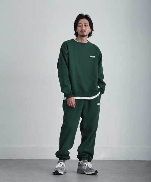 UNCORD(アンコード)の「【UNCORD】LOGO SWEAT PANTS/ロゴスウェットパンツ(スウェットパンツ・メンズ・ブルー/グレー/ブラック/オートミール/グリーン・LARGE/MEDIUM/X-LARGE)」の12枚目の写真