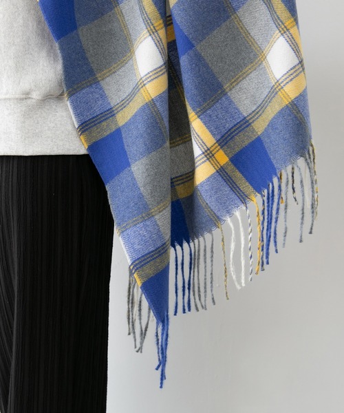 welleg（ウェレッグ）の「リサイクルソフトストール（ストール/ショール・レディース・イエロー/ブルー系その他/モカ/パープル/ライトグレー/パープル系その他/アイボリー/ブラウン系その他/イエロー系その他/ピンク系その他・フリー）」の13枚目の写真