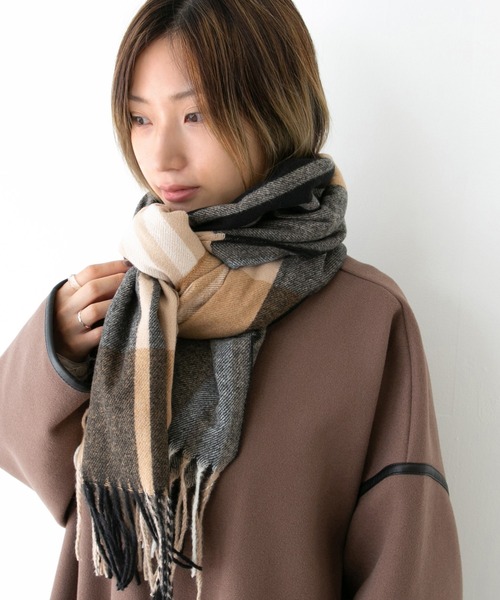 welleg（ウェレッグ）の「リサイクルソフトストール（ストール/ショール・レディース・イエロー/ブルー系その他/モカ/パープル/ライトグレー/パープル系その他/アイボリー/ブラウン系その他/イエロー系その他/ピンク系その他・フリー）」の15枚目の写真