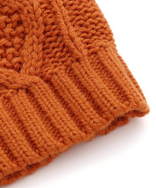 BREEZE（ブリーズ）の「ローゲージニットカーディガン（カーディガン/ボレロ・キッズ・オレンジ/キナリ・100/120/140/90）」の17枚目の写真