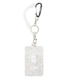X-girl（エックスガール）の「FACE RUBBER PASS CASE（パスケース・メンズ）」