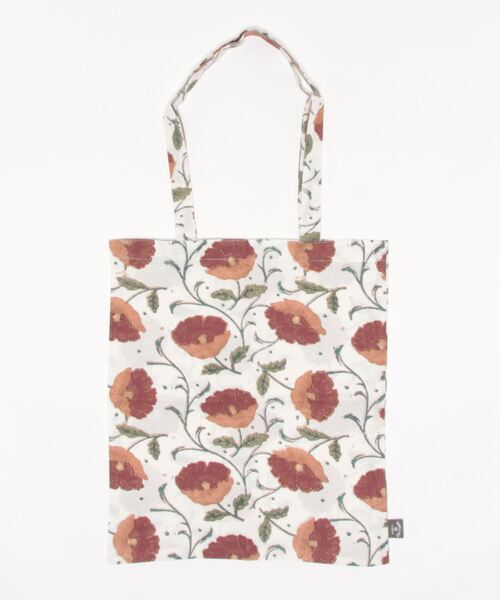 emesuelee(エメスーリー)の「ブロックプリントトートバッグ(トートバッグ・レディース・ベージュ/ブルー/レッド/イエロー・フリー)」の19枚目の写真