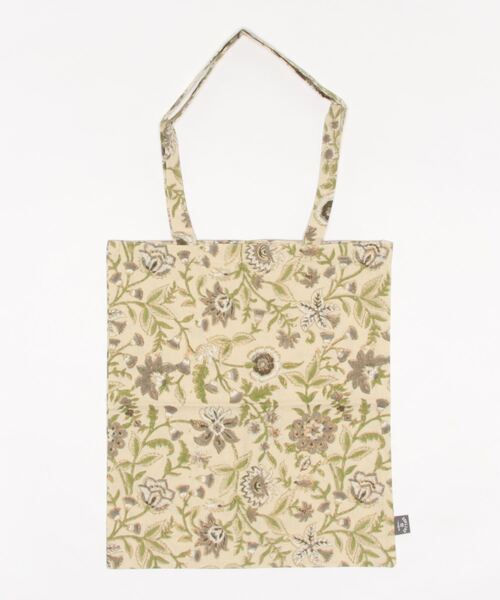 emesuelee(エメスーリー)の「ブロックプリントトートバッグ(トートバッグ・レディース・ベージュ/ブルー/レッド/イエロー・フリー)」の20枚目の写真