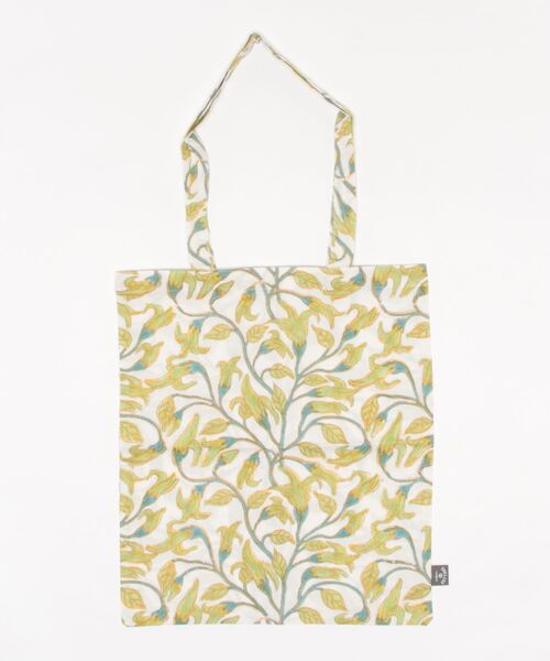 emesuelee(エメスーリー)の「ブロックプリントトートバッグ(トートバッグ・レディース・ベージュ/ブルー/レッド/イエロー・フリー)」の21枚目の写真