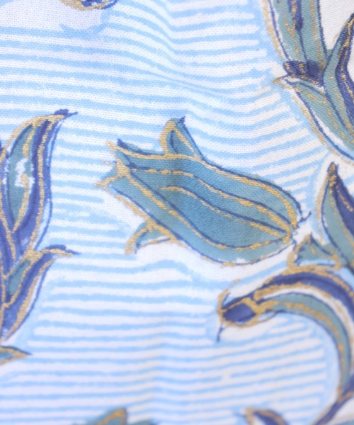 emesuelee(エメスーリー)の「ブロックプリントトートバッグ(トートバッグ・レディース・ベージュ/ブルー/レッド/イエロー・フリー)」の8枚目の写真