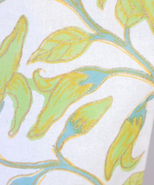 emesuelee(エメスーリー)の「ブロックプリントトートバッグ(トートバッグ・レディース・ベージュ/ブルー/レッド/イエロー・フリー)」の10枚目の写真