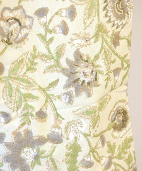 emesuelee(エメスーリー)の「ブロックプリントトートバッグ(トートバッグ・レディース・ベージュ/ブルー/レッド/イエロー・フリー)」の12枚目の写真