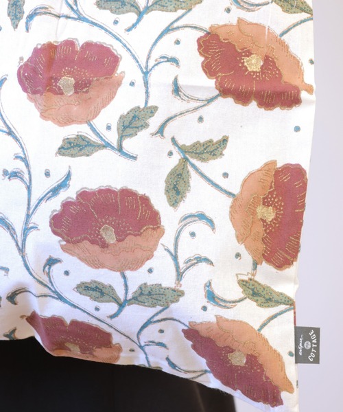 emesuelee(エメスーリー)の「ブロックプリントトートバッグ(トートバッグ・レディース・ベージュ/ブルー/レッド/イエロー・フリー)」の14枚目の写真