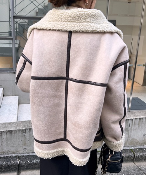 DISCOAT（ディスコート）の「フェイクムートンB3ジャケット