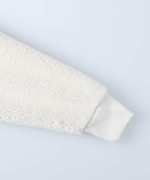 CAMP7(キャンプセブン)の「【CAMP7】ボアロゴパーカー(パーカー・レディース・オフホワイト/ブラウン・L/M)」の7枚目の写真