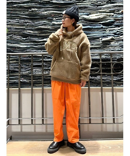 CAMP7(キャンプセブン)の「【CAMP7】ボアロゴパーカー(パーカー・レディース・オフホワイト/ブラウン・L/M)」の17枚目の写真