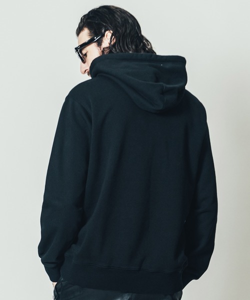 CRIMIE（クライミー）の「BLACK HEART WAPPEN SNAP HOODIE SWEAT