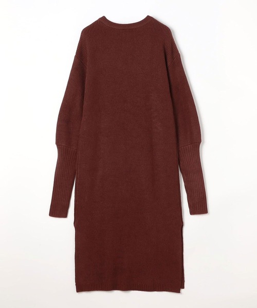 179/WG（イチナナキュウダブルジー）の「フィンガーホールニットワンピース（ワンピース・レディース・トップグレー/ブラウン/ブルー・MEDIUM）」の7枚目の写真