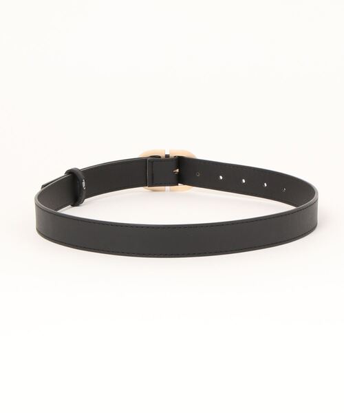 セール】【ユニセックス】【3色展開】オーバルバックルレザー