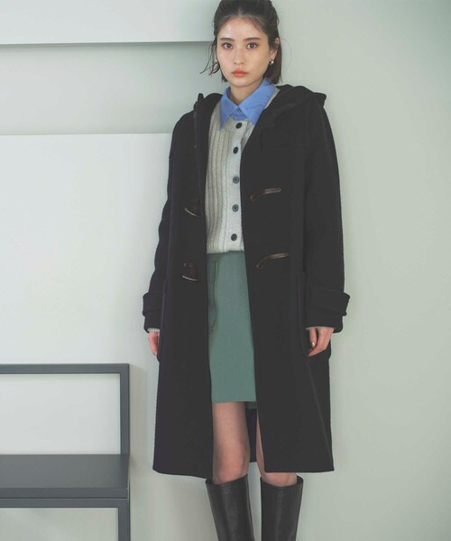 N.(N. Natural Beauty Basic)(エヌエヌナチュラルビューティーベーシック)の「【横田ひかるさん着用】◆フェザーミックスクルーカーディガン(カーディガン/ボレロ・レディース・グレー/ライトイエロー/ピンク・MEDIUM)」の16枚目の写真