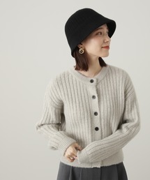 N.（N. Natural Beauty Basic） | 【横田ひかるさん着用】◆フェザーミックスクルーカーディガン(カーディガン/ボレロ)