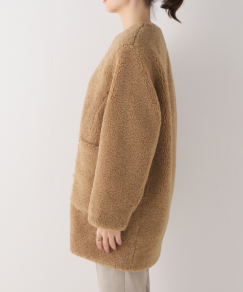 IENA（イエナ）の「ECOPELボアコート（その他アウター・レディース・ホワイト/キャメル・38/36）」の19枚目の写真