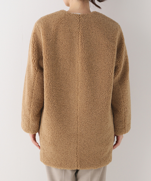 IENA（イエナ）の「ECOPELボアコート（その他アウター・レディース・ホワイト/キャメル・38/36）」の18枚目の写真