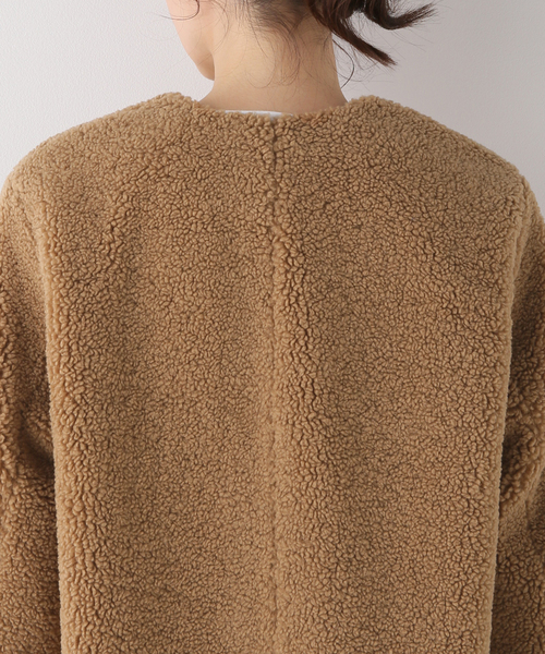 IENA（イエナ）の「ECOPELボアコート（その他アウター・レディース・ホワイト/キャメル・38/36）」の16枚目の写真