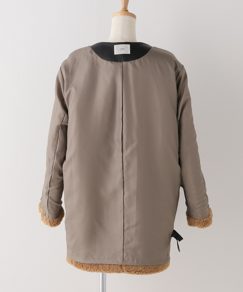 IENA（イエナ）の「ECOPELボアコート（その他アウター・レディース・ホワイト/キャメル・38/36）」の8枚目の写真