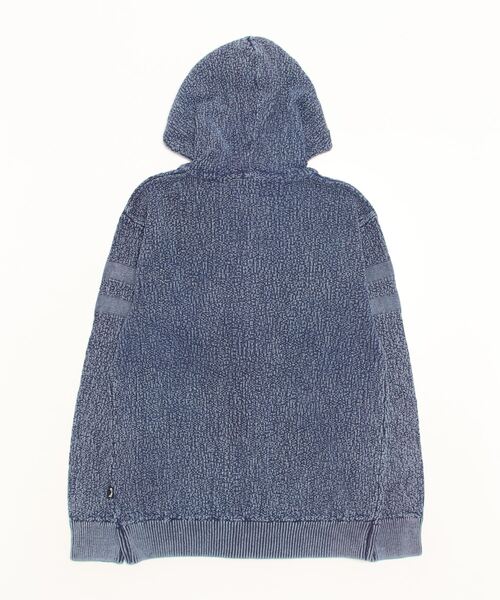 BILLABONG(ビラボン)の「BILLABONG/ビラボン フルジップパーカー 無地/ワンポイント ジップアップフーディ/セットアップ対応 BD011-010(パーカー・メンズ・ブルー/グレー・M/L)」の6枚目の写真