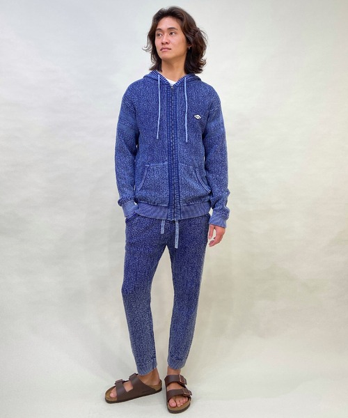 BILLABONG(ビラボン)の「BILLABONG/ビラボン フルジップパーカー 無地/ワンポイント ジップアップフーディ/セットアップ対応 BD011-010(パーカー・メンズ・ブルー/グレー・M/L)」の11枚目の写真