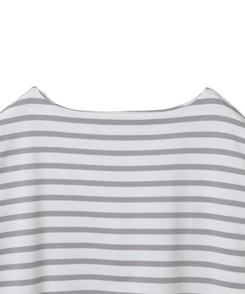 BEAMS LIGHTS(ビームスライツ)の「BEAMS LIGHTS / コットン ロングスリーブ バスクシャツ(Tシャツ/カットソー・メンズ・オフホワイト/ホワイト・1/2/3/4)」の4枚目の写真