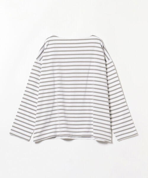 BEAMS LIGHTS(ビームスライツ)の「BEAMS LIGHTS / コットン ロングスリーブ バスクシャツ(Tシャツ/カットソー・メンズ・オフホワイト/ホワイト・1/2/3/4)」の7枚目の写真