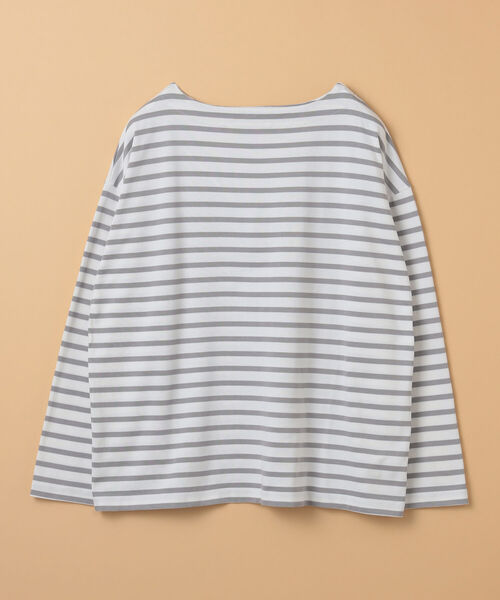 BEAMS LIGHTS(ビームスライツ)の「BEAMS LIGHTS / コットン ロングスリーブ バスクシャツ(Tシャツ/カットソー・メンズ・オフホワイト/ホワイト・1/2/3/4)」の20枚目の写真
