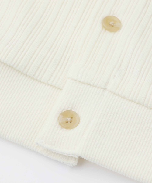 X-girl（エックスガール）の「OVAL LOGO CARDIGAN（カーディガン/ボレロ・レディース・ブルー/ブラック/ホワイト・S/M）」の15枚目の写真