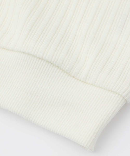 X-girl（エックスガール）の「OVAL LOGO CARDIGAN（カーディガン/ボレロ・レディース・ブルー/ブラック/ホワイト・S/M）」の17枚目の写真