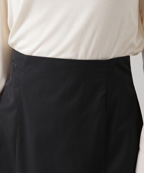 N.（N. Natural Beauty Basic）（エヌエヌナチュラルビューティーベーシック）の「◆アシンメトリーラッフルヘムスカート（スカート・レディース・ブラック/カーキ・MEDIUM）」の13枚目の写真