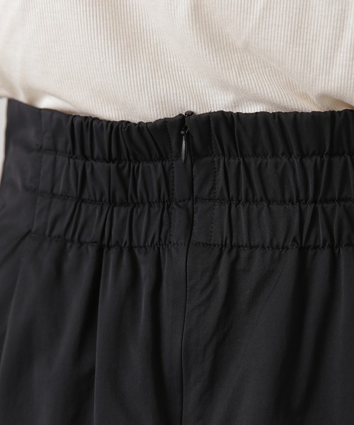 N.（N. Natural Beauty Basic）（エヌエヌナチュラルビューティーベーシック）の「◆アシンメトリーラッフルヘムスカート（スカート・レディース・ブラック/カーキ・MEDIUM）」の7枚目の写真
