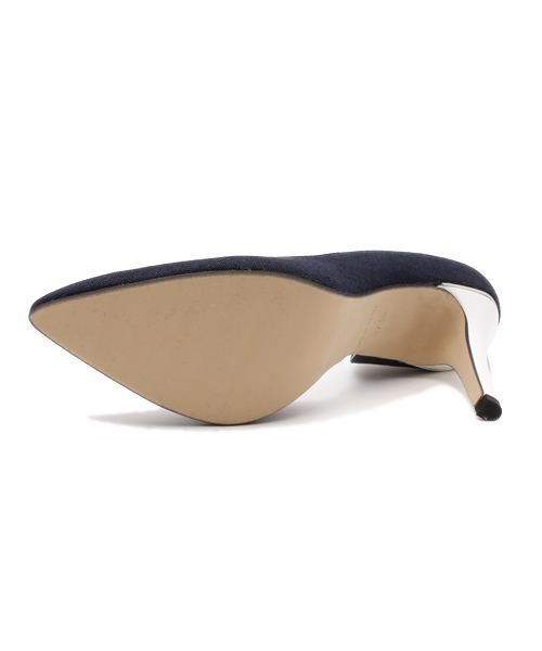 La TOTALITE（ラトータリテ）の「サトウサンコラボウチセパレートパンプス。（パンプス・レディース・ネイビー/イエロー・36.5/37.5/36/37）」の4枚目の写真