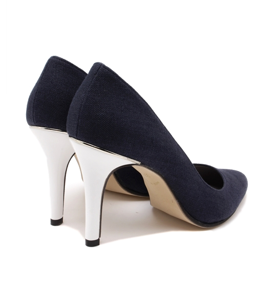 La TOTALITE（ラトータリテ）の「サトウサンコラボウチセパレートパンプス。（パンプス・レディース・ネイビー/イエロー・36.5/37.5/36/37）」の5枚目の写真