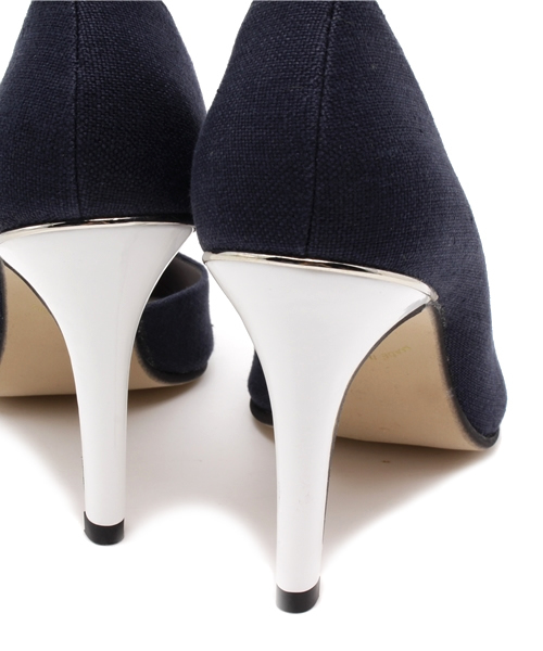 La TOTALITE（ラトータリテ）の「サトウサンコラボウチセパレートパンプス。（パンプス・レディース・ネイビー/イエロー・36.5/37.5/36/37）」の8枚目の写真