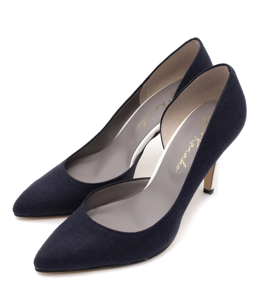 La TOTALITE（ラトータリテ）の「サトウサンコラボウチセパレートパンプス。（パンプス・レディース・ネイビー/イエロー・36.5/37.5/36/37）」の11枚目の写真