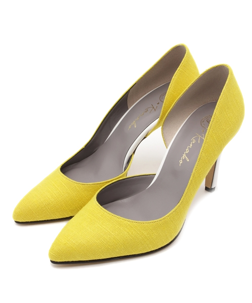 La TOTALITE（ラトータリテ）の「サトウサンコラボウチセパレートパンプス。（パンプス・レディース・ネイビー/イエロー・36.5/37.5/36/37）」の12枚目の写真