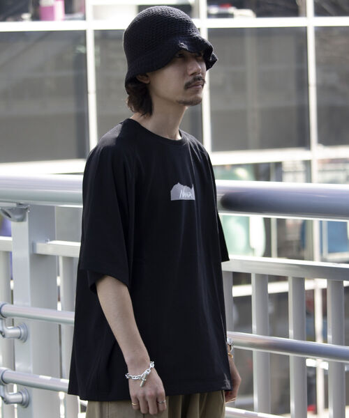 GLOSTER（グロスター）の「【GLOSTER/グロスター】クロシェかぎ編み クロシェハット ニットハット バケット（ハット・メンズ・アイボリー/ブラック・FREE）」の13枚目の写真