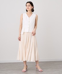 ラミーストレッチペプラムジレ〈セットアップ対応商品〉