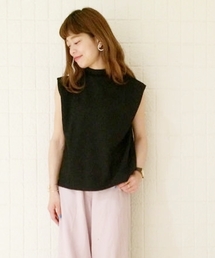 Kastane | 【Kastane】ノースリーブハイネックプルオーバー(タンクトップ)