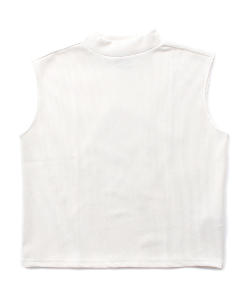 Kastane（カスタネ）の「【Kastane】ノースリーブハイネックプルオーバー（タンクトップ・レディース・ブラック系その他/オフホワイト/ホワイト系その他/ブラック・FREE）」の17枚目の写真