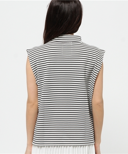 Kastane（カスタネ）の「【Kastane】ノースリーブハイネックプルオーバー（タンクトップ・レディース・ブラック系その他/オフホワイト/ホワイト系その他/ブラック・FREE）」の9枚目の写真