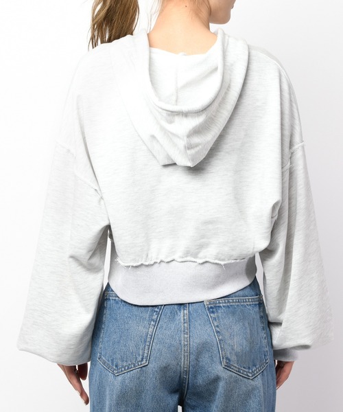 BACK TO THE FIELD（バック トゥー ザ フィールド）の「【MLB】ロゴ刺繍コンパクトZIPパーカー（パーカー・レディース・ブラック/ブルー/ライトグレー/ホワイト・FREE）」の21枚目の写真