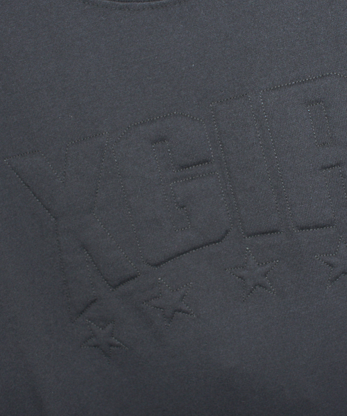 X-girl（エックスガール）の「EMBOSS S/S BIG TEE（Tシャツ/カットソー・レディース・ホワイト/ブラック/ライトグリーン・2/1）」の6枚目の写真