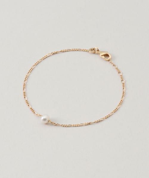 La TOTALITE(ラトータリテ)の「【PEARL INTERNATIONAL/パールインターナショナル】chain pearl bracelet(ブレスレット・レディース・ゴールド・FREE)」の1枚目の写真