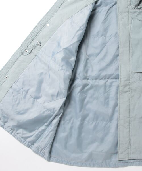 STYLEBLOCK（スタイルブロック）の「ワッシャ―タフタ中綿コート（ダウンジャケット/コート・レディース・ブルー/ブラック/アイボリー/カーキ・FREE）」の6枚目の写真